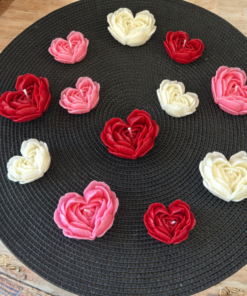 Heart Rose Candle